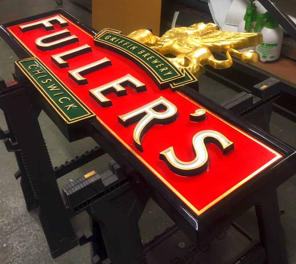 Gold Leaf Sign Chiswick London