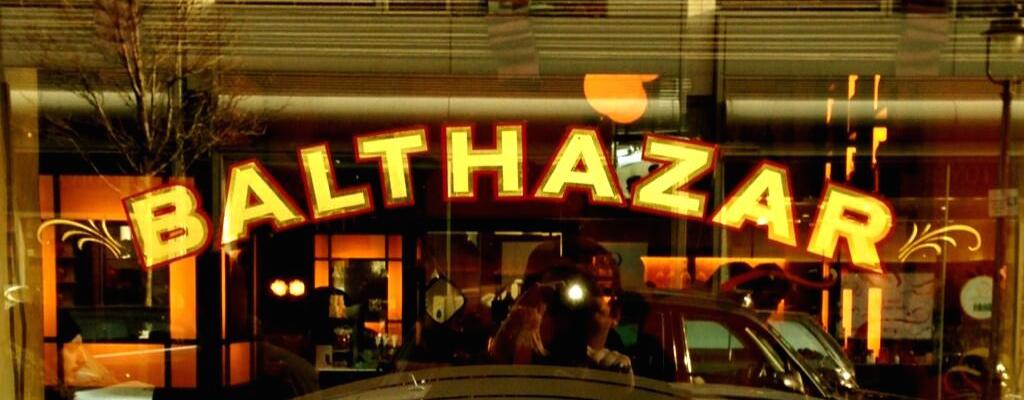 Gold Leaf Glass Sign Battersea London