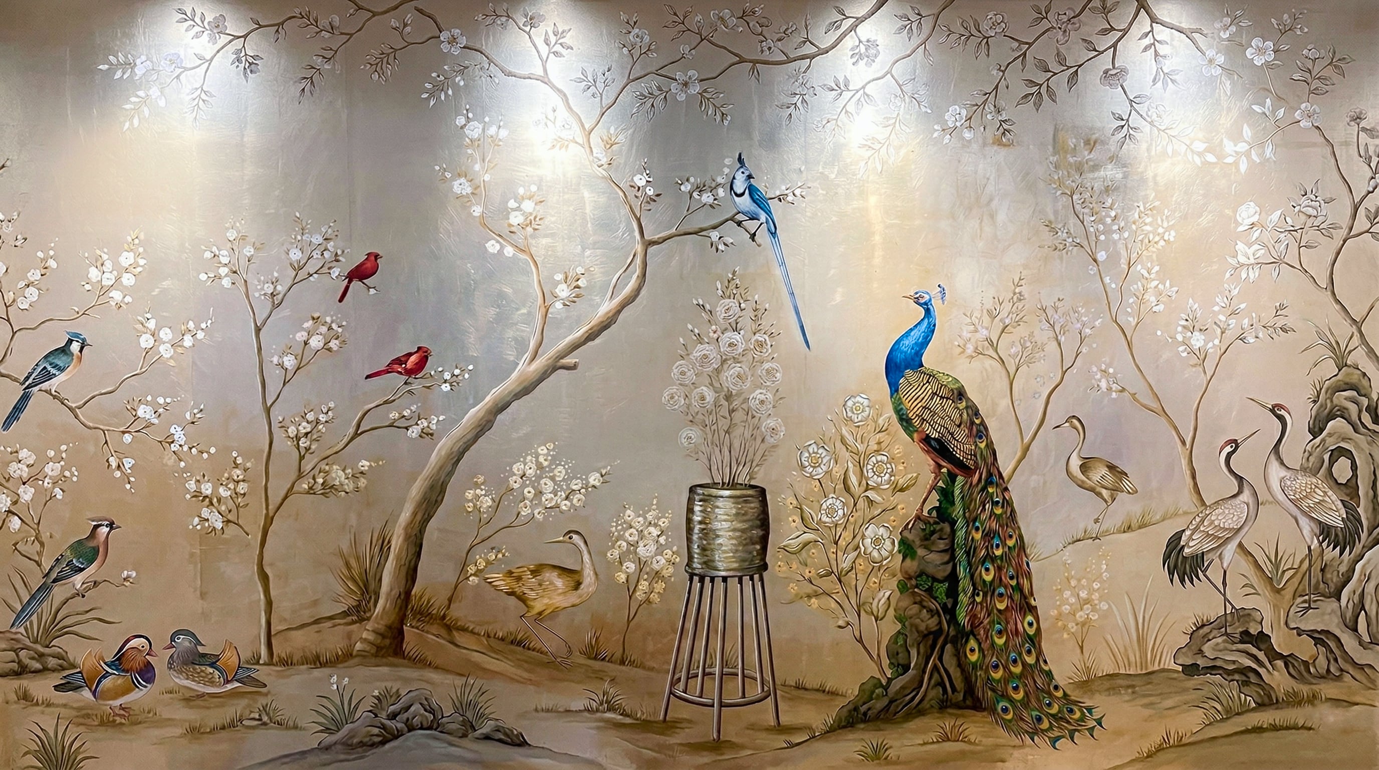 Silver Leaf Gilded Chinoiserie for Childs Play London