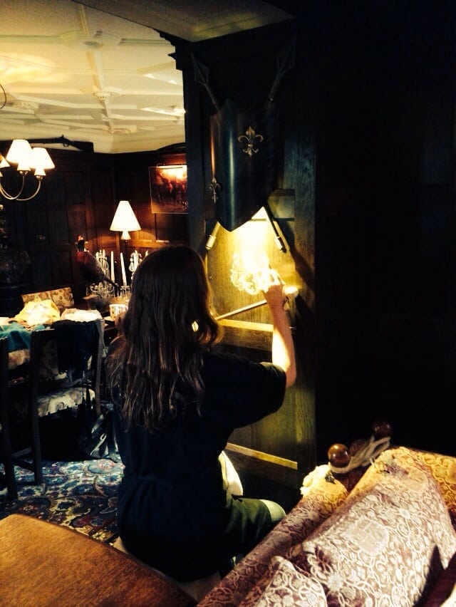 Decorative Heraldry at Gosterwood Manor