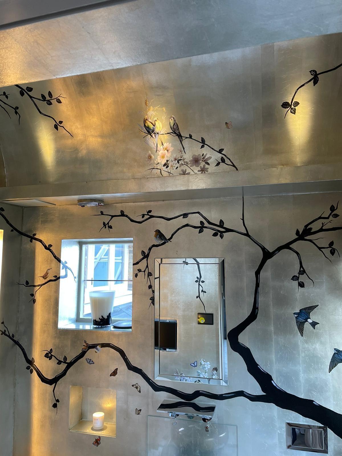 Silver Leaf Chinoiserie - Image 3