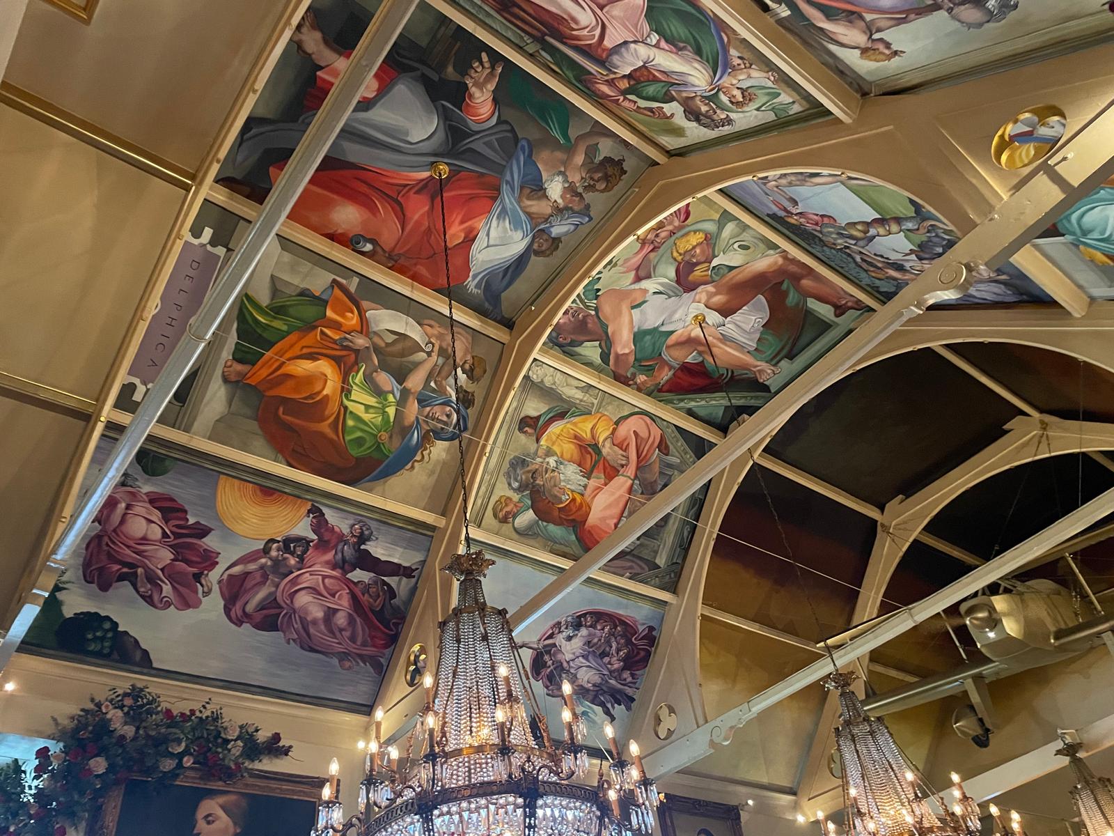 Sheesh Restaurant Sistine Chapel Ceiling, Chigwell