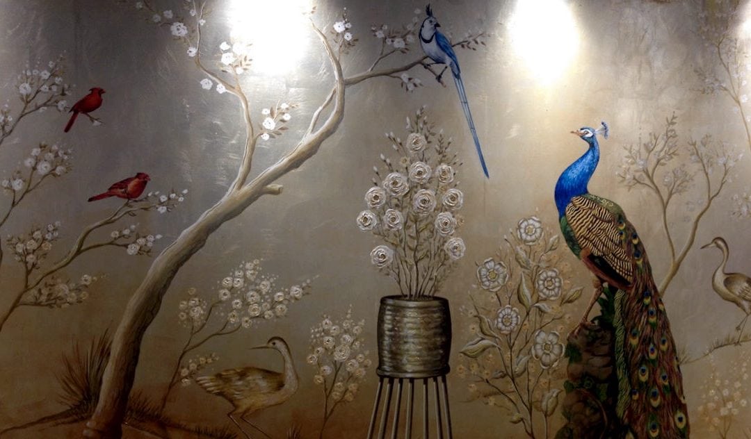 Silver Leaf Artwork London – Chinoiserie