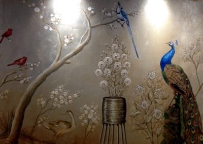 Silver Leaf Artwork London – Chinoiserie