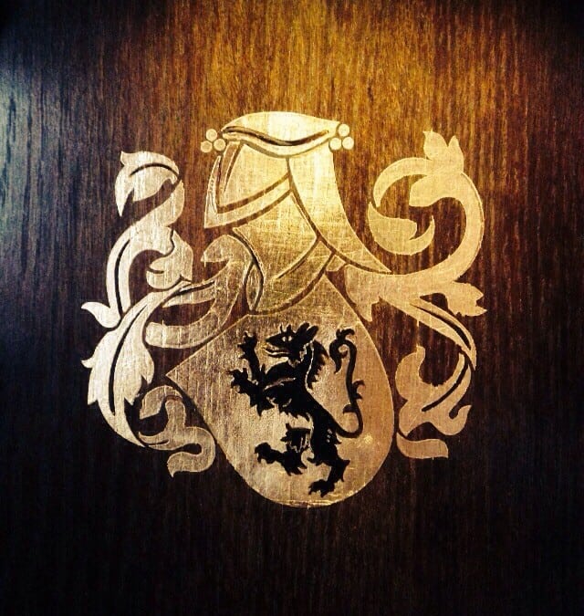 Gold Leaf Decorative Heraldry – Gosterwood Manor – Surrey