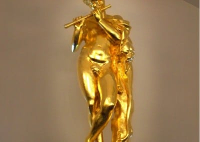 Gold Leaf Gilding Statue for Sheesh Chigwell