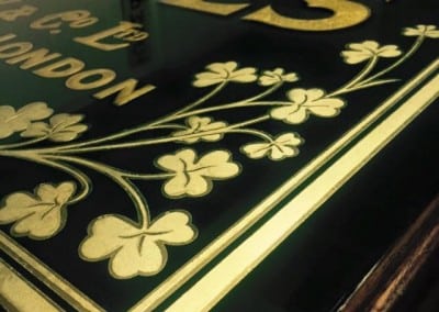 Gold Leaf Gilded Mirror Writing