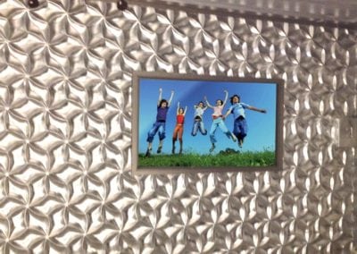 Silver Leaf Gilding Artwork London – Honeycomb 3D Wall